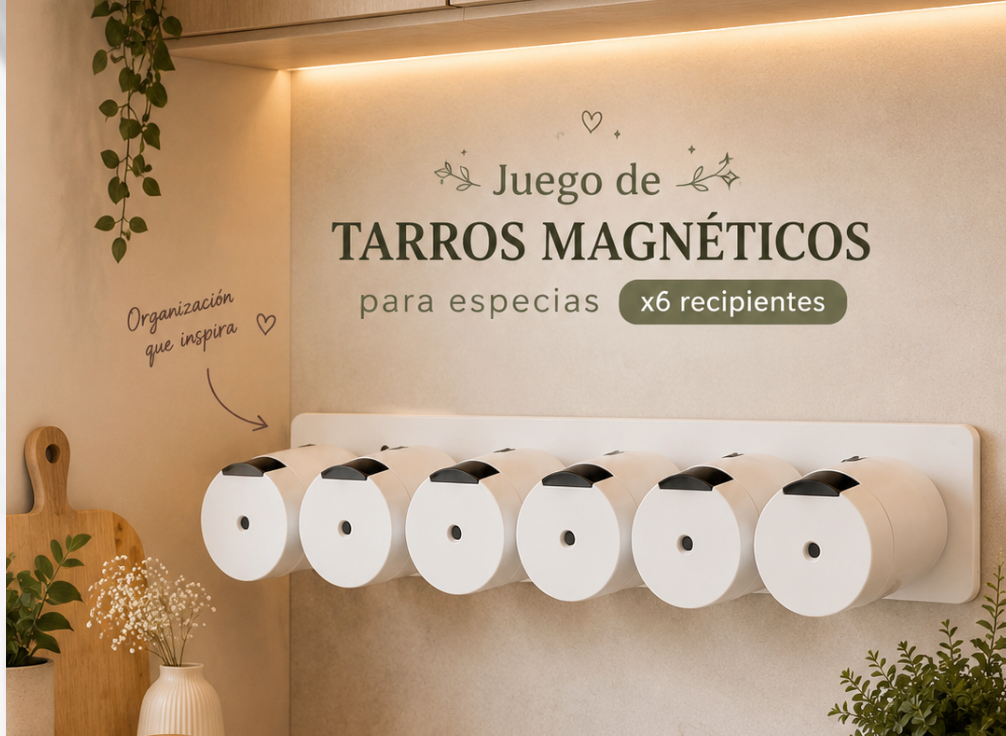 CONDIMENTEROS MAGNÉTICOS X6