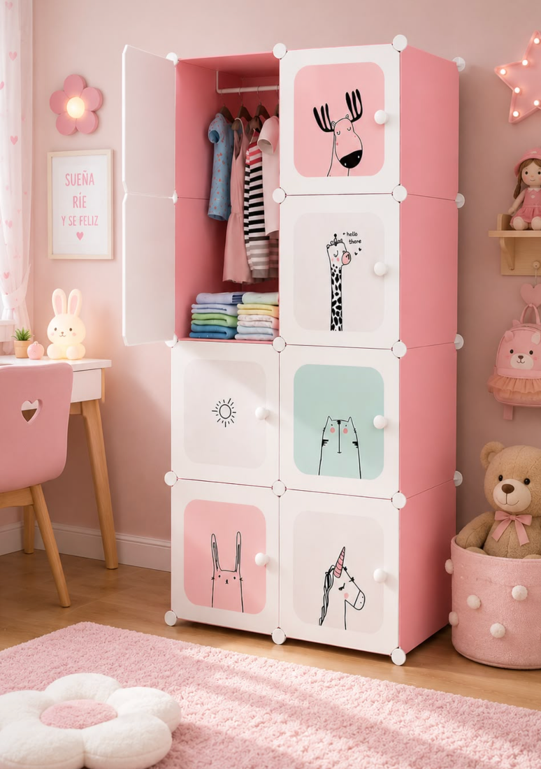 🧸 CLOSET INFANTIL MODULAR 8 ESPACIOS