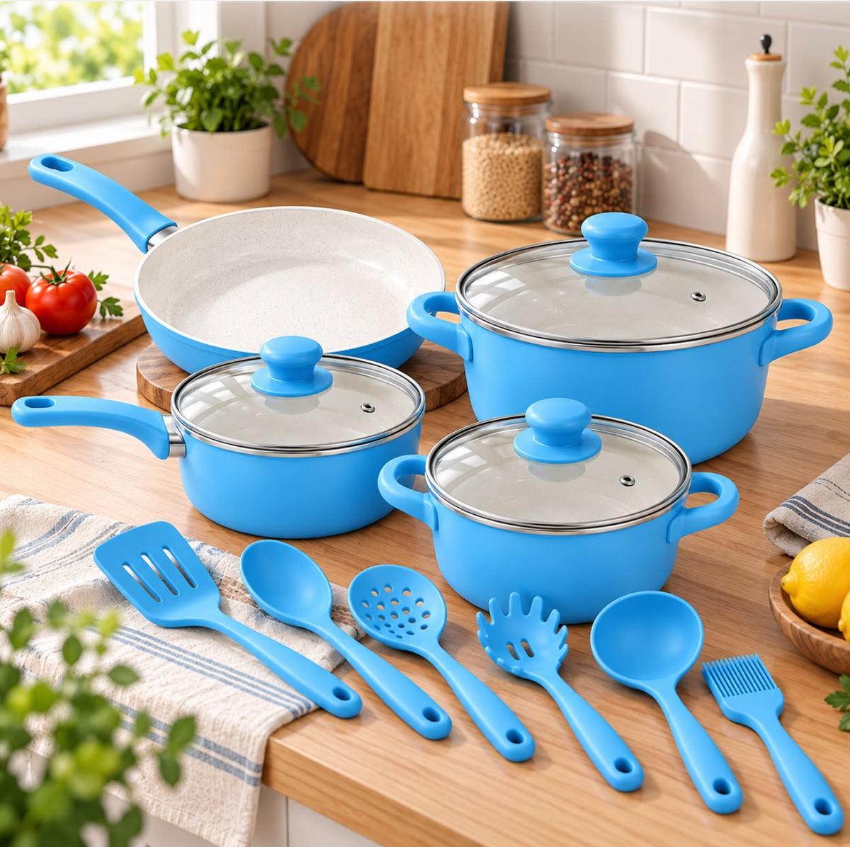 🍳SET DE OLLAS 13 PIEZAS