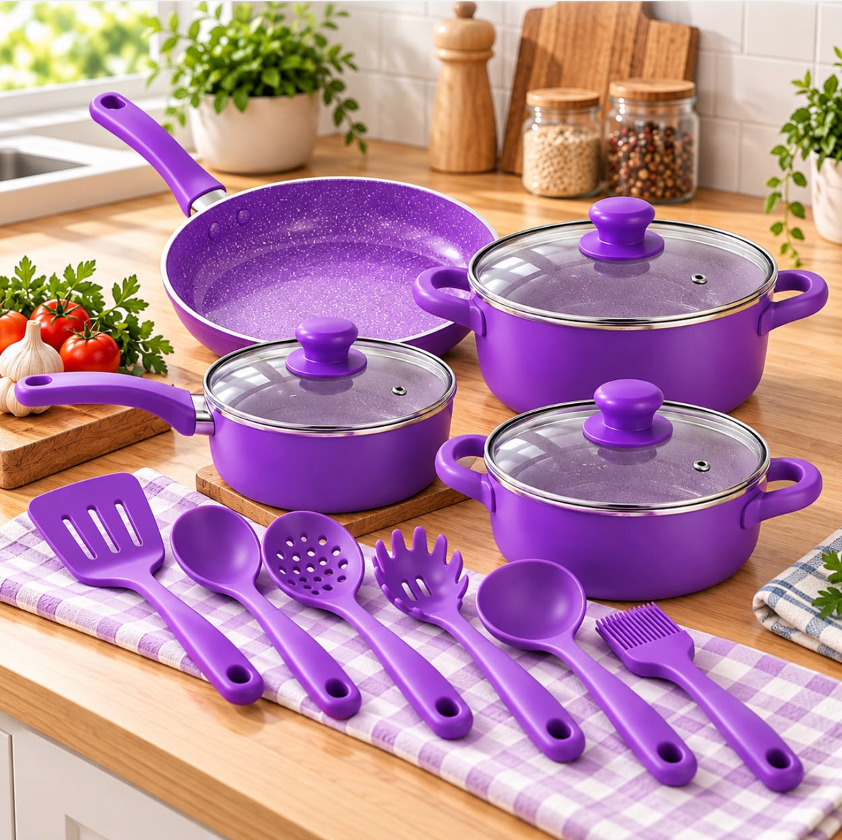 🍳SET DE OLLAS 13 PIEZAS